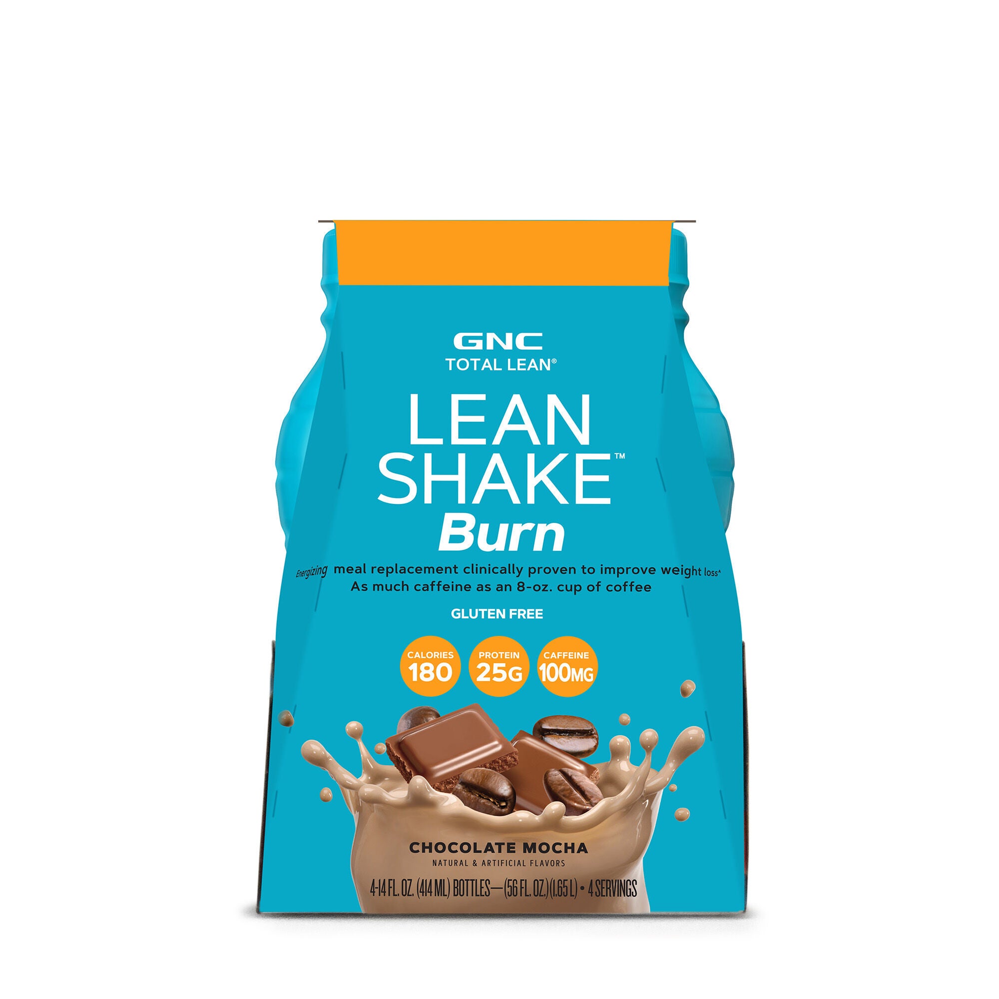 Lean Shake&trade; Burn - Chocolate Mocha - 14oz. (4 Bottles)